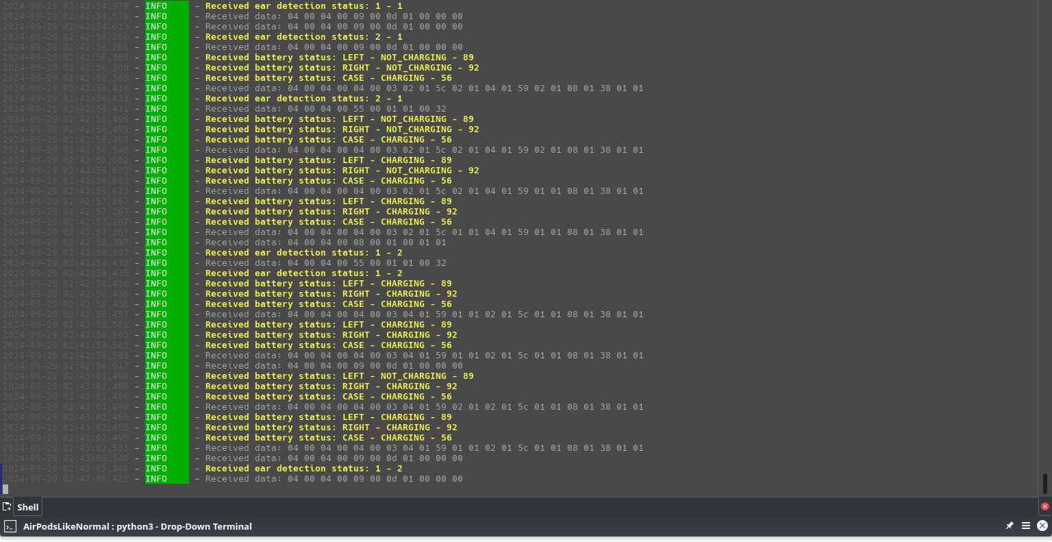 Read Data Screenshot