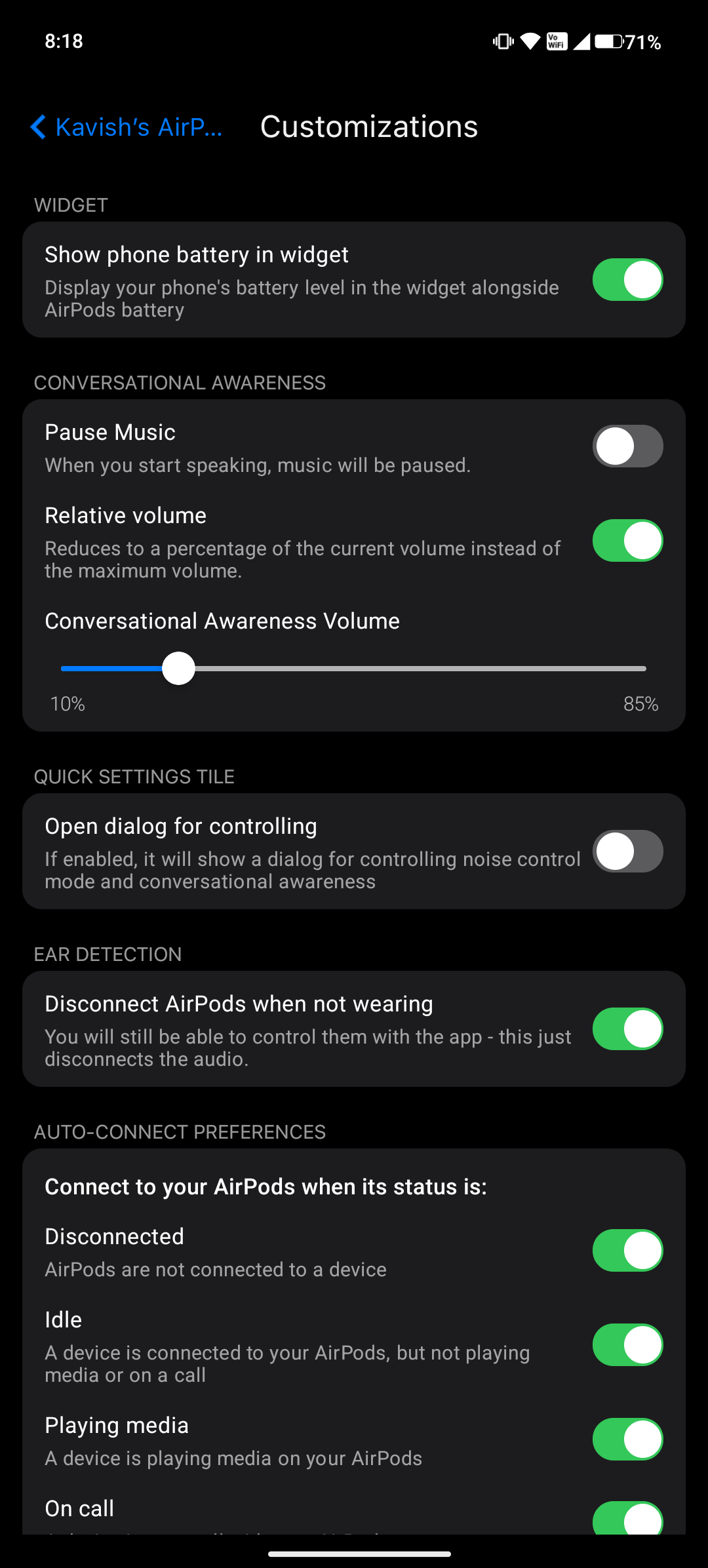 Customizations 1